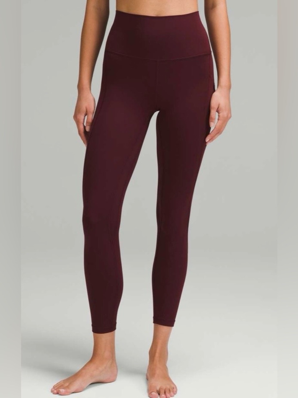 Lululemon Align High-Rise Pant with Pockets 25"
Garnet Size 10